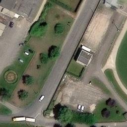 Sand Volleyball Court — aerial view