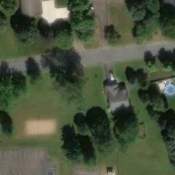 Menomonie Beach Volleyball Court #8 — aerial view