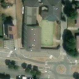 Volleyball Court near Pinerolo — aerial view
