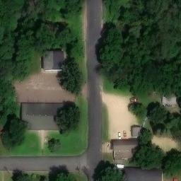 Menomonie Beach Volleyball Court #4 — aerial view