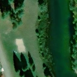 Otsego Lake Township Beach Volleyball Court — aerial view