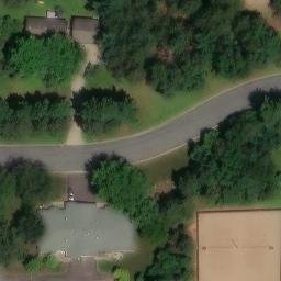 Menomonie Beach Volleyball Court #2 — aerial view