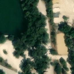 Volleyball Court near Étoile-sur-Rhône — aerial view