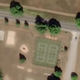 Maple City Beach Volleyball Court — aerial view