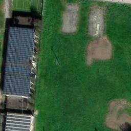 Volleyball Court near Ferrara — aerial view