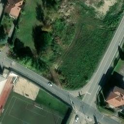 Sand Volleyball Court — aerial view