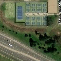 Eden Prairie Beach Volleyball Court #4 — aerial view