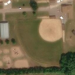 Seymour Beach Volleyball Court — aerial view