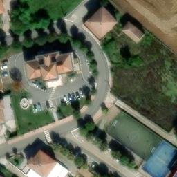 Volleyball Court — aerial view
