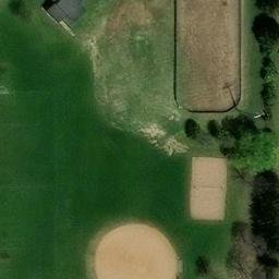 Bloomington Beach Volleyball Court #6 — aerial view