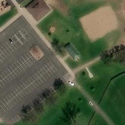 Cottage Grove Beach Volleyball Court — aerial view