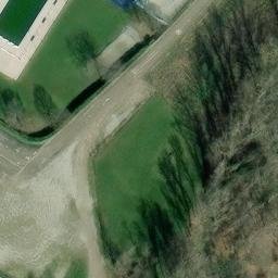 Sand Volleyball Court — aerial view