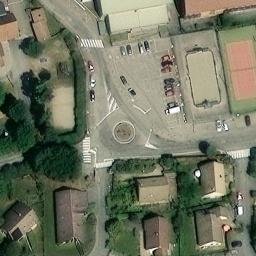 Sand Volleyball Court — aerial view