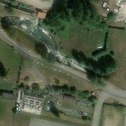 Sand Volleyball Court — aerial view
