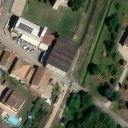 Sand Volleyball Court — aerial view