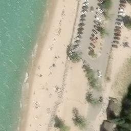 Empire Beach Volleyball Court — aerial view