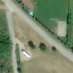 Sand Volleyball Court — aerial view