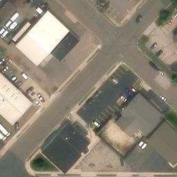Eau Claire Beach Volleyball Court #2 — aerial view