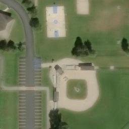 Greilickville Beach Volleyball Court — aerial view