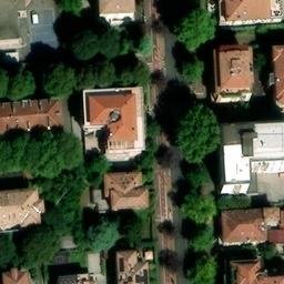 Volleyball Court near Parma — aerial view