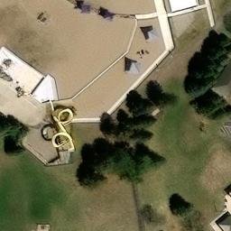 Lions Park Sand Volleyball Court — aerial view