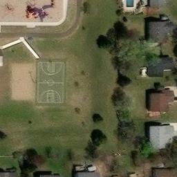 Sand Volleyball Court in Shakopee, MN — aerial view
