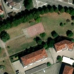 Volleyball Court — aerial view
