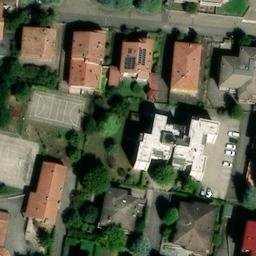 Volleyball Court near Parma — aerial view
