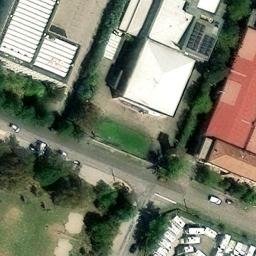 Sand Volleyball Court — aerial view