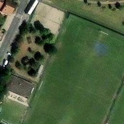 Sand Volleyball Court — aerial view