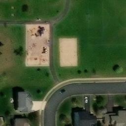 Shakopee Beach Volleyball Court #1 — aerial view