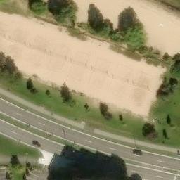 West End Park Beach Volleyball Courts — aerial view