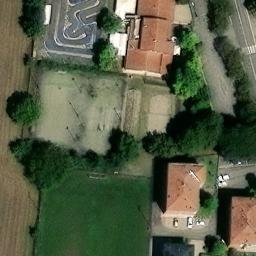 Sand Volleyball Court — aerial view
