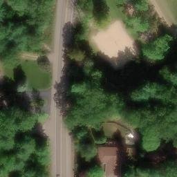 Long Lake Township Beach Volleyball Court #2 — aerial view