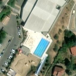 Sand Volleyball Court — aerial view