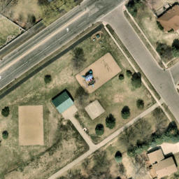 Apple Valley Beach Volleyball Court #1 — aerial view