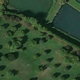 Grass Volleyball Court — aerial view