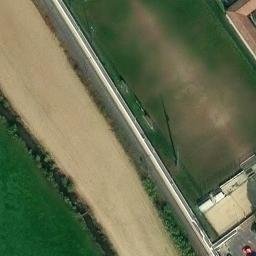 Sand Volleyball Court — aerial view