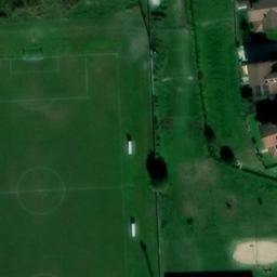Sand Volleyball Court — aerial view