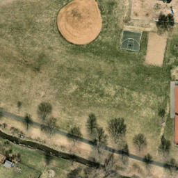Lakeville Beach Volleyball Court #3 — aerial view