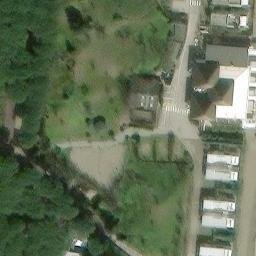 Sand Volleyball Court — aerial view