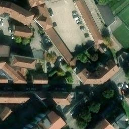 Volleyball Court near Alba — aerial view