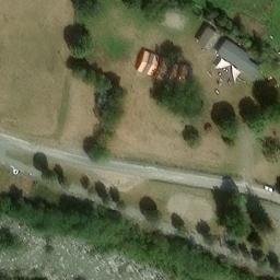 Sand Volleyball Court — aerial view