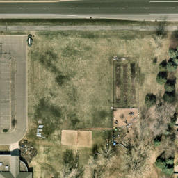 Lakeville Beach Volleyball Court #2 — aerial view