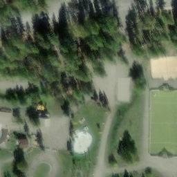 Beach Volley — aerial view