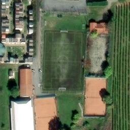 Volleyball Court — aerial view