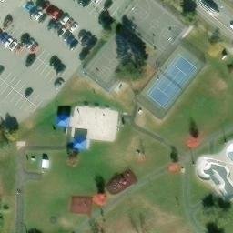 Dartmouth Common Volleyball Court — aerial view