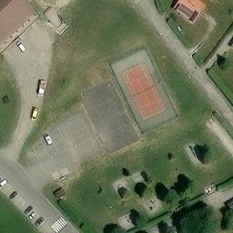 Volleyball Court — aerial view