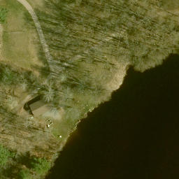Village of Potsdam Beach Volleyball Court #2 — aerial view