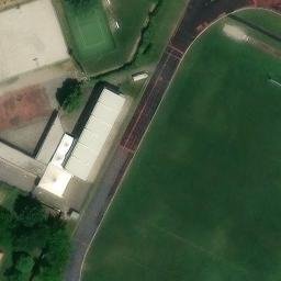 Volleyball Court near Sant'Agata Bolognese — aerial view